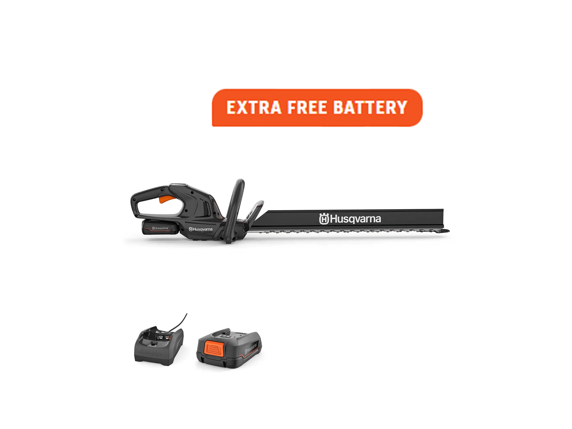 HUSQVARNA Aspire H50-P4A Battery Hedge Trimmer Kit - Landpower Machinery