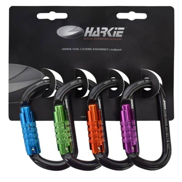Harkie Oval Karabiners 4 Pack