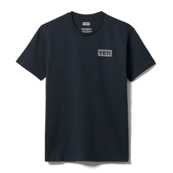 YETI Left Chest Logo Badge Short Sleeve T-Shirt